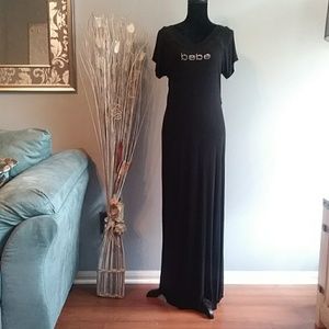 NWT bebe V Neck Maxi Dress